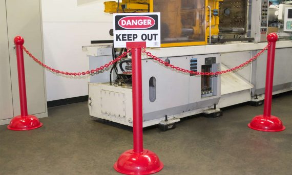 stanchion sign holders