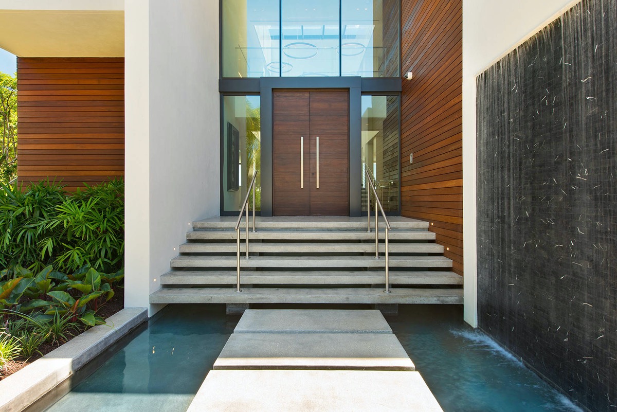 double door entrance