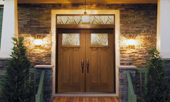 double door entrance