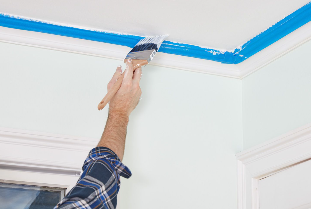 industrial ceiling painting