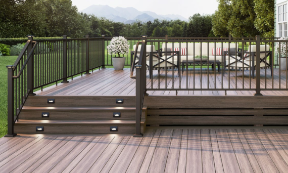 wood deck railings